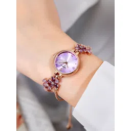 ORSGA Women Dial & Bracelet Style Straps Analogue Watch OL_9296_FLEUR_L1GHT_PRPLE-picture-33
