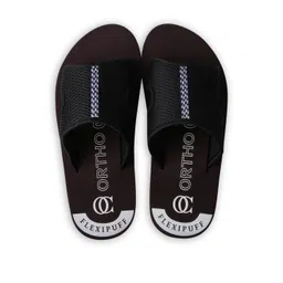 ORTHO CLUB Men Maroon Rubber Flip Flops-picture-22