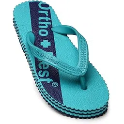 ortho + rest Hawai Rubber Slippers for Men | Cushion Footbed Flip flops for Home Daily Use-picture-17