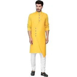 os jeans OS Mens Kurta Pyjama Set with The Cross Arrow Classic Look PARRTEN with 14 Colour VARITION and 100% Cotton (Royal Look, Wedding, Party, Birthday,)-picture-31
