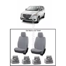 Oscar Toyota Innova Car Seat Cover Grey AUT-SN-4435-picture-25
