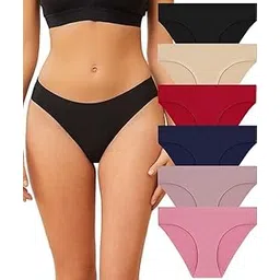 osceola Seamless Thongs for Women No Show Thong Underwear Women Comfortable Multiple Pack of 3 pc Multicolor-picture-12