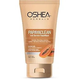 Oshea Herbals Papayaclean Anti Blemishes Gel Face Wash for Women & Men | Hydrating Face Wash for All Skin Types | Lightens Blemishes & Brightens Skin with Papaya Extracts & Vitamin E - 150gm-picture-49