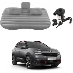 oshotto Car Travel Inflatable Bed Mattress with Two Air Pillows For C5 Aircross (Grey) Car Inflatable Bed-picture-47