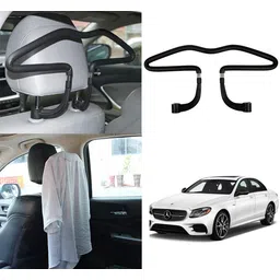 oshotto Stainless Steel Car Coat Hanger For Mercedes-Benz E-Class (2017-21) - Black Car Coat Hanger-picture-4
