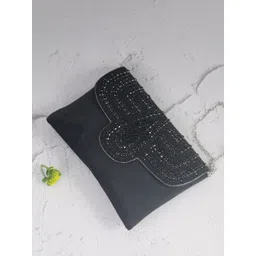 OSTY Embroidered Envelope Clutch-picture-30