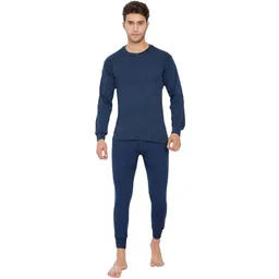 OSWAL INFERNO Men Cotton Blend Thermal Set Winter Wear Warmer Inner Wear Top Payjama Set Men Top - Pyjama Set Thermal-picture-18