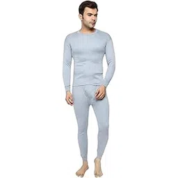 Oswal Thermal Set for Men| Round Neck Winter Innerwear| Cotts Wool Inner Warmer for Men| Combo of Thermal top and Pajama Set-picture-33