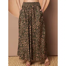 OTABU Printed High-Rise Flared Palazzos-picture-14