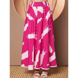 OTABU Printed High Rise Flared Palazzos-picture-22