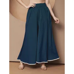 otabu Women Floral Print A-line Green Skirt-picture-12