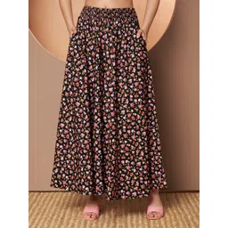 OTABU Women Floral Printed Flared Palazzos-picture-17