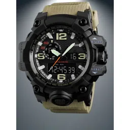 Otage Men Dial & Textured Straps Analogue and Digital Watch Otg- 1155 Khaki-picture-12