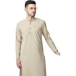 otira Men's Solid Full Sleeve Cotton Blend Kurta for Men (O2410KR-PNO25-NW)-picture-40
