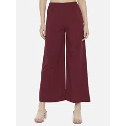 OTIRA Women Solid Regular Palazzos-picture-13