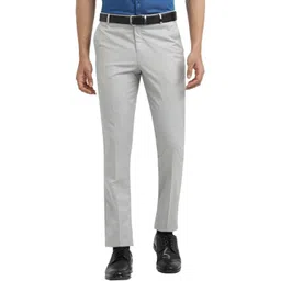 OTTO Men Relaxed Flat-Front Mid-Rise Cotton Formal Trouser-picture-11