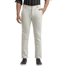 OTTO Men Relaxed Flat-Front Mid-Rise Cotton Stretchable Casual Trouser-picture-16