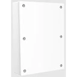 Outdoor Wood Electric Box, 8 inches x 10 inches x 2 inches (203.2 mm x 254 mm x 50.8 mm), White Color image 1