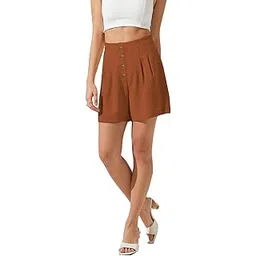 outer wear ayam exports Attractive Design Elasticated Back Belt Cotton Fabric Long Shorts Length 17"-picture-38