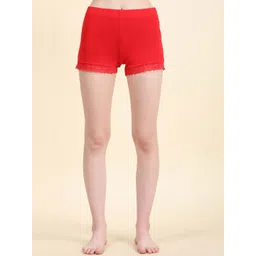 Outflits Women Skinny Fit High-Rise Lounge Shorts-picture-22