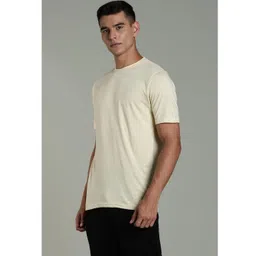 OUTLAWS Men Solid Round Neck Cotton T-shirt-picture-15