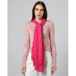 outryt by azorte Women Emboss Patterned Scarf-picture-17