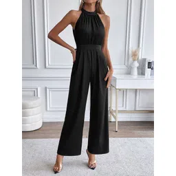 Outzidr Halter Neck Basic Jumpsuit-picture-19