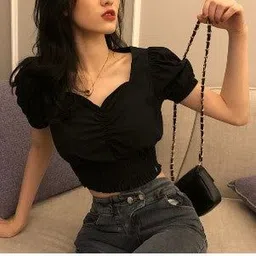 Outzidr Puff Sleeve Top-picture-41