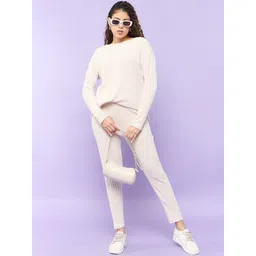 Outzidr Round Neck T- Shirt With Trousers Co-Ords-picture-10