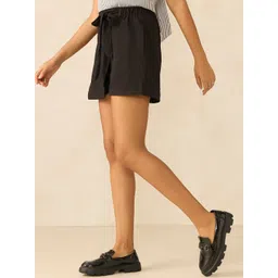 Outzidr Wrap Detail Skort Skirt-picture-32