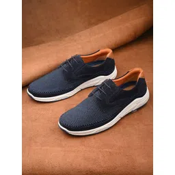 Overdrive Men Textured Round Toe Lightweight Suede Sneakers-picture-37