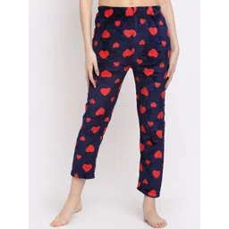 overlock NEUDIS Women Fleece Heart Printed Lounge-picture-18