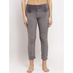 Overlock NEUDIS Women Solid Fleece Lounge Pant-picture-36