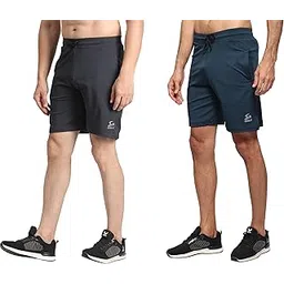 owerria fit 4 Way Lycra Shorts Half Pants for Men Combo Pack 2-picture-16
