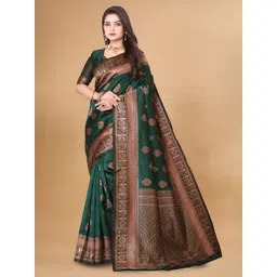 oxalis Woven Design Zari Kanjeevaram Saree-picture-29