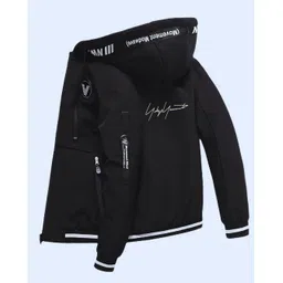 oximworld Men Textured, Graphic Print Casual Jacket-picture-16