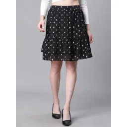 Oxolloxo Black & White Printed Skirt-picture-13