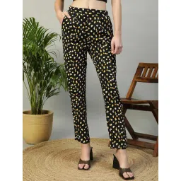 Oxolloxo Black Regular Fit Printed Pants-picture-13