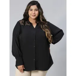 Oxolloxo Black Regular Fit Shirt-picture-22