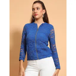 Oxolloxo Blue Lace Casual Jacket-picture-40
