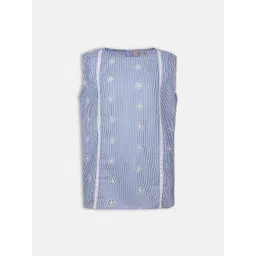 Oxolloxo Blue Striped Top-image-28