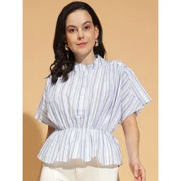 Oxolloxo Blue Stripes Top-picture-32