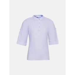 Oxolloxo Boys Blue Pinstripes Striped Casual Shirt-picture-35