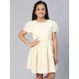 Oxolloxo Checked Fit & Flare Dress-picture-34