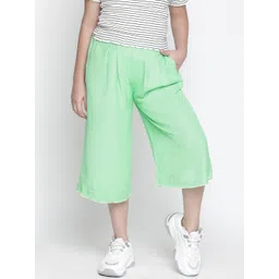 Oxolloxo Girls Green Regular Trousers-picture-15