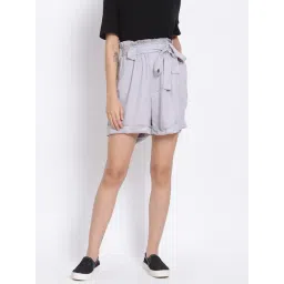 Oxolloxo Grey Regular Fit Shorts-picture-28