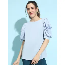 Oxolloxo Light Blue Regular Fit Top-picture-28