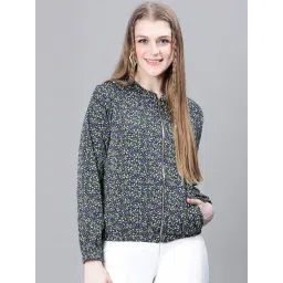 Oxolloxo Multicolor Floral Bomber Jacket-picture-37