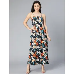 Oxolloxo Multicolor Floral Print Gown-picture-36