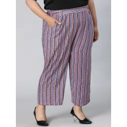 Oxolloxo Multicolor Printed Relaxed Fit Mid Rise Pants image 2